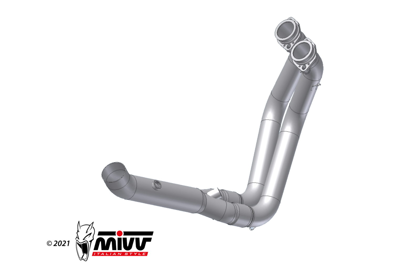Mivv NO-KAT PIPE B.037.C1 for BMW F 900 XR
