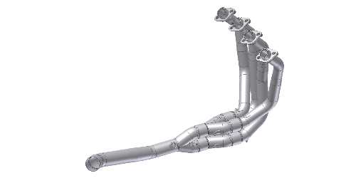 Mivv TUBO ELIMINA KAT per KAWASAKI NINJA 1000 SX / TOURER