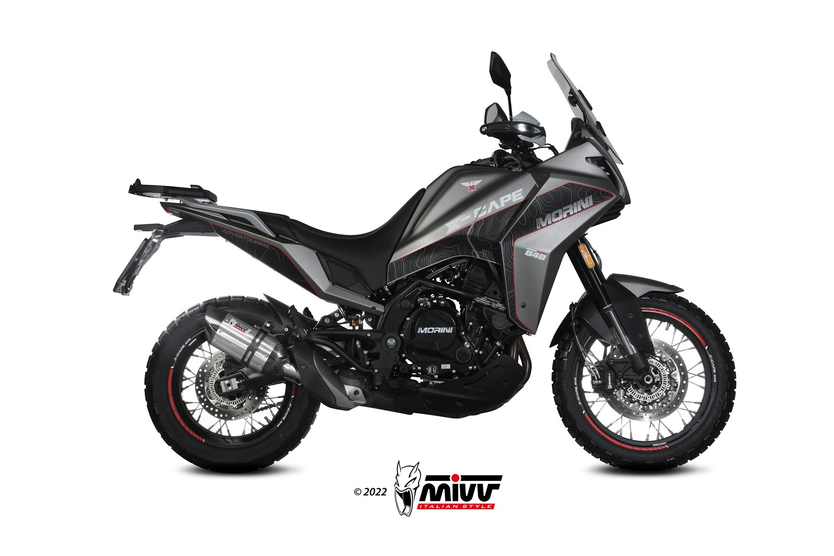 Escape MOTO MORINI X-CAPE Mivv Suono Inox MM.001.L7