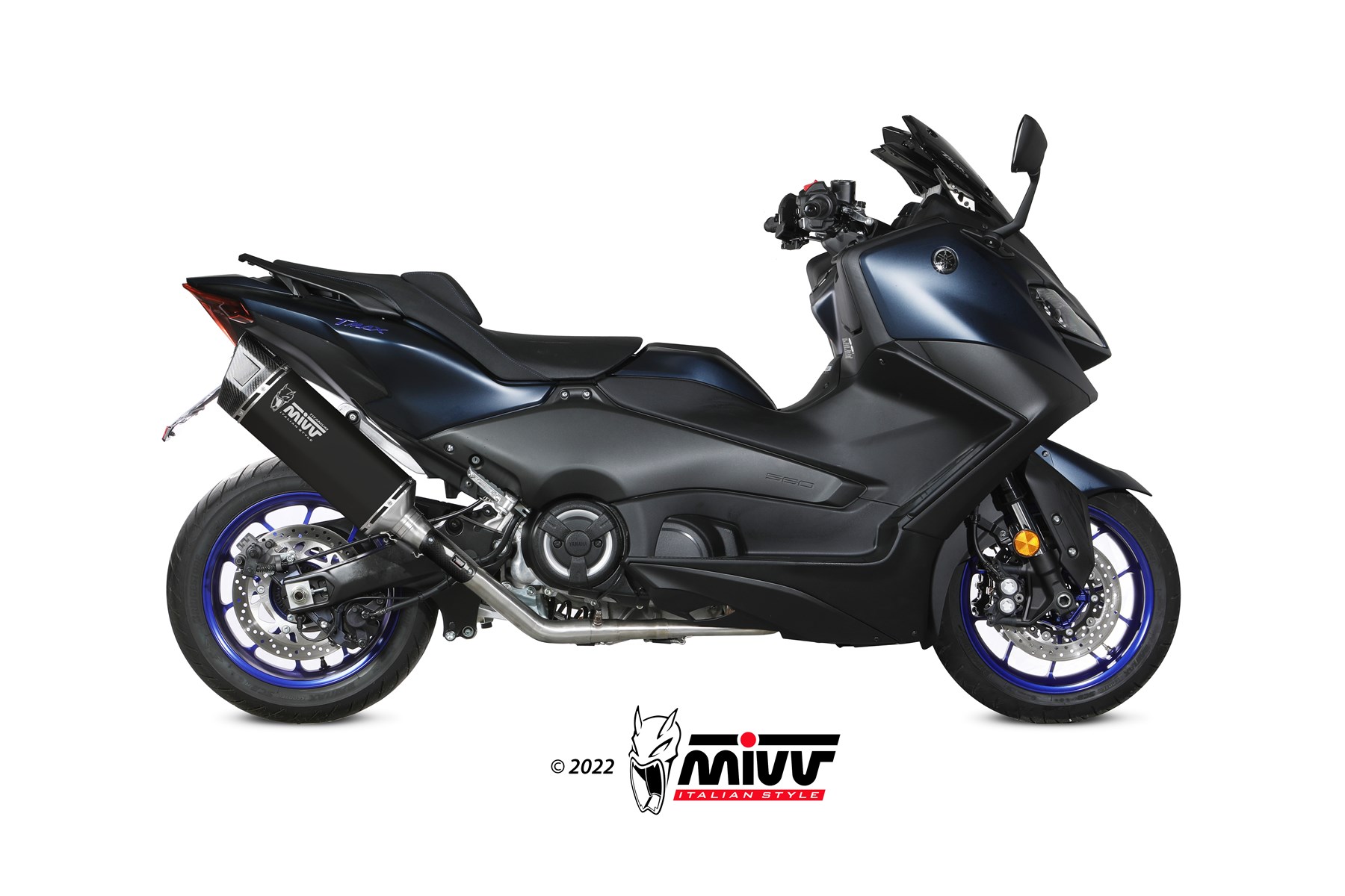 Scarico YAMAHA T-MAX 560 Mivv SR-1 Titanio Nero Y.073.LR1TB