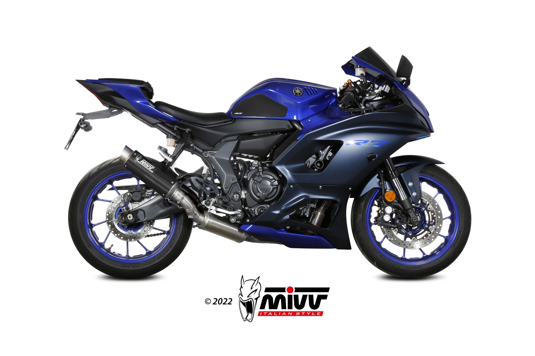 Scarico YAMAHA R7 Mivv GP PRO كربون Y.071.L2P