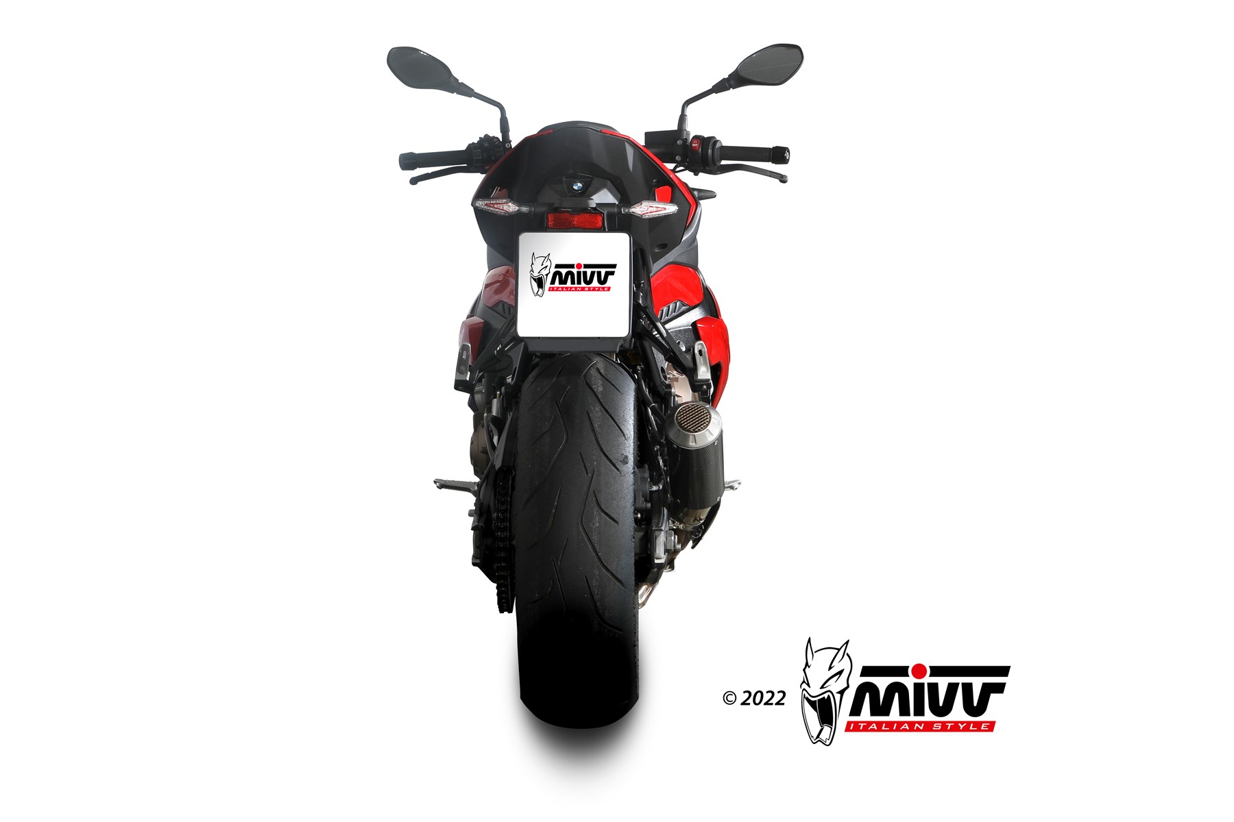 Scarico BMW S 1000 R Mivv MK3 Carbonio B.041.LM3C