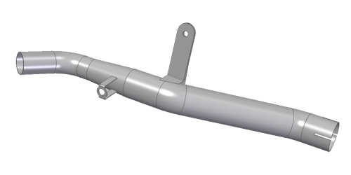 Mivv 不带触媒支管 per MOTO MORINI X-CAPE