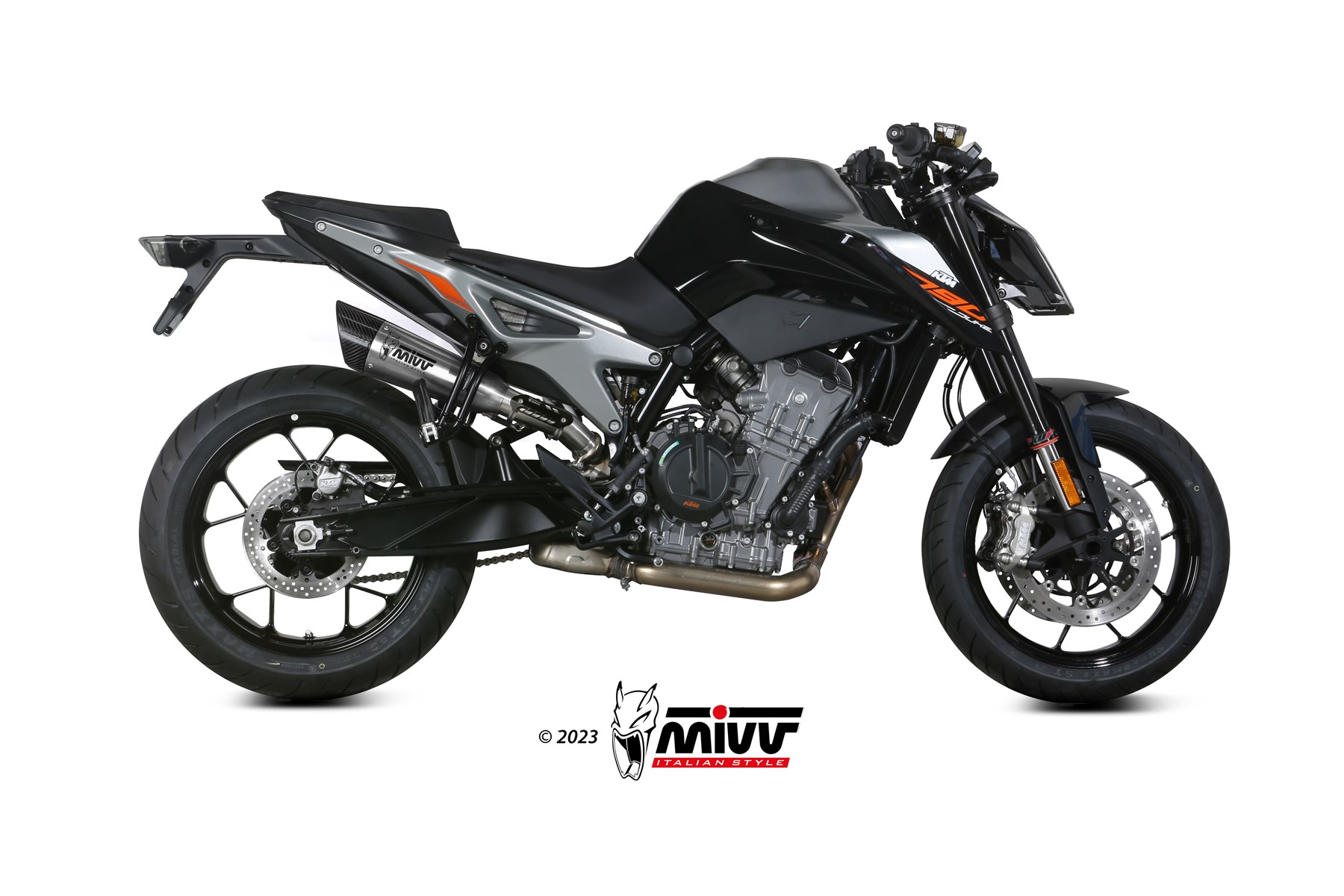 KTM 790 DUKE Exhaust Mivv X-M5 Titanium KT.020.LC5T