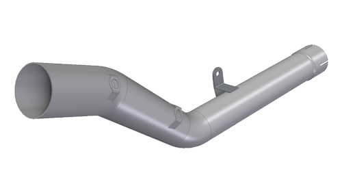 Mivv KAT-ERSATZROHR f&uuml;r KOVE 450 RALLY