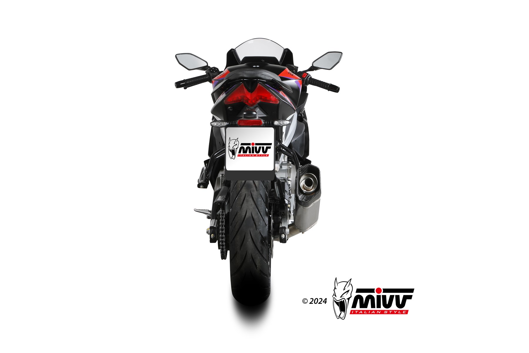 Scarico APRILIA RS 457 Mivv SR-1 Titanio A.021.KR1T
