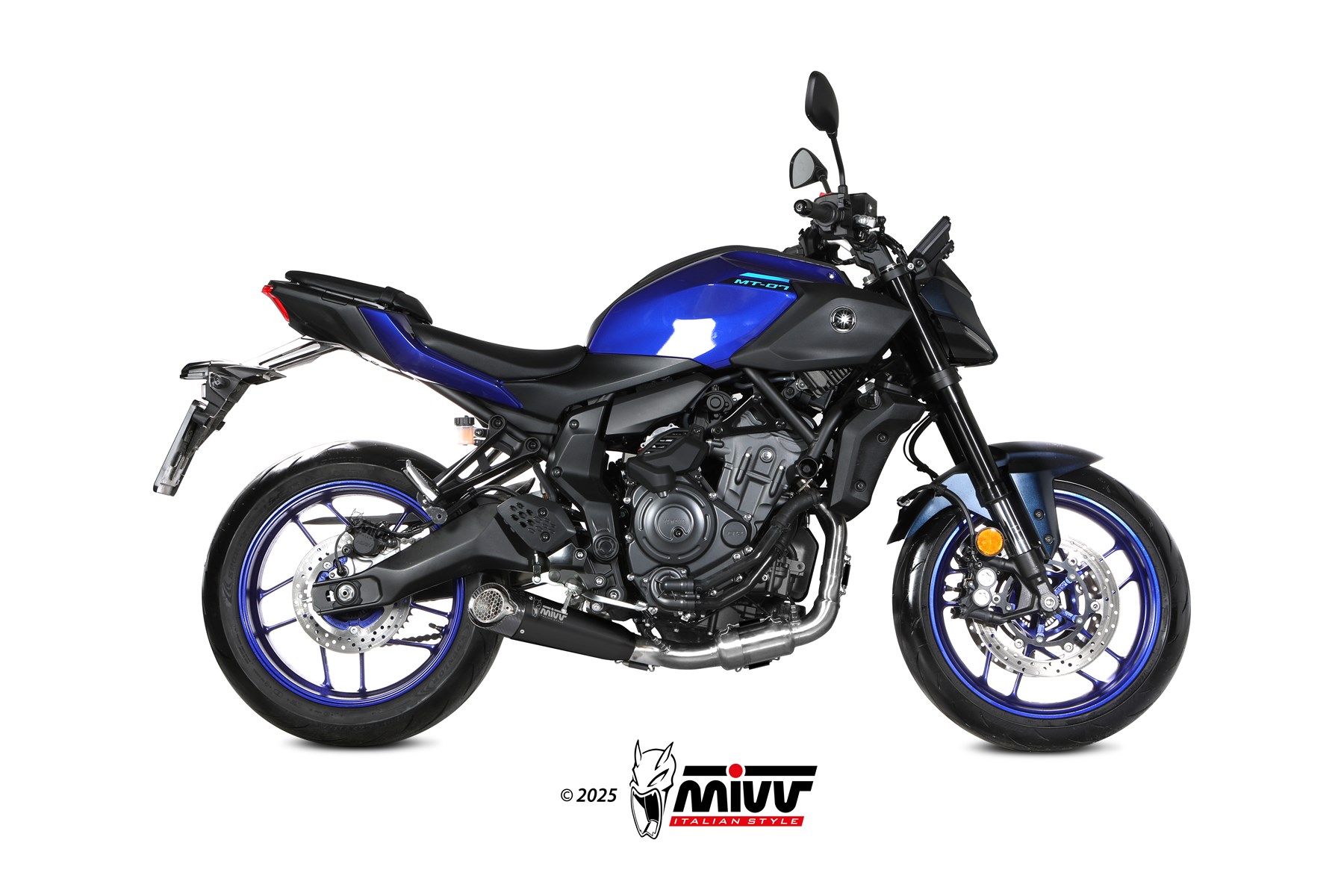 Scarico YAMAHA MT-07 Mivv X-M5 A&ccedil;o inoxid&aacute;vel preto Y.083.SC5B